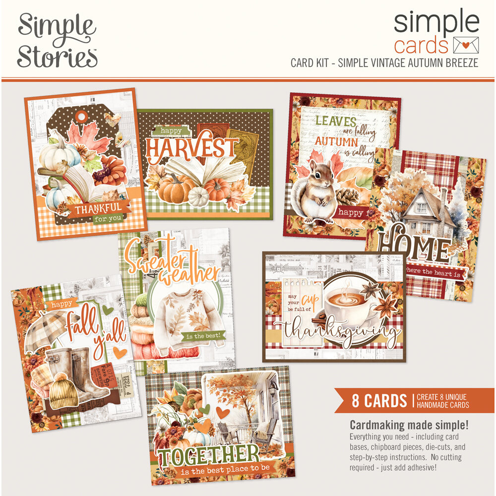 Simple Stories Simple Vintage Autumn Breeze Simple Cards Kit (25130)