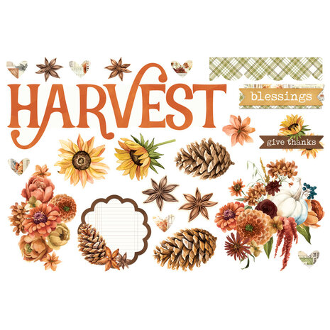 Simple Stories Simple Vintage Autumn Breeze Simple Pages Pieces (25129)