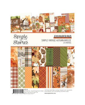 Simple Stories Simple Vintage Autumn Breeze 6x8 Inch Pad (25119)