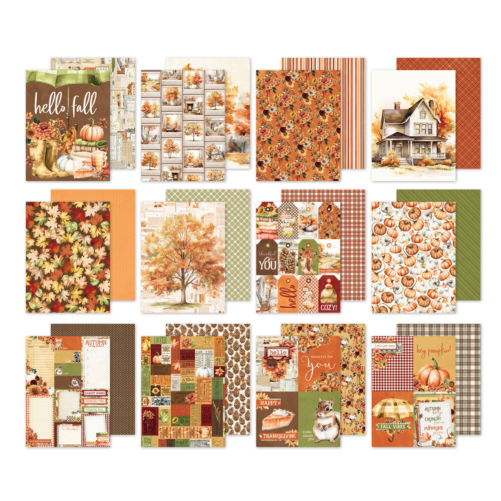 Simple Stories Simple Vintage Autumn Breeze 6x8 Inch Pad (25119) Simple Stories Simple Vintage Autumn Breeze 6x8 Inch Pad (25119)