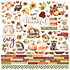 Simple Vintage Autumn Breeze Cardstock Stickers (25102) Simple Vintage Autumn Breeze Cardstock Stickers (25102)
