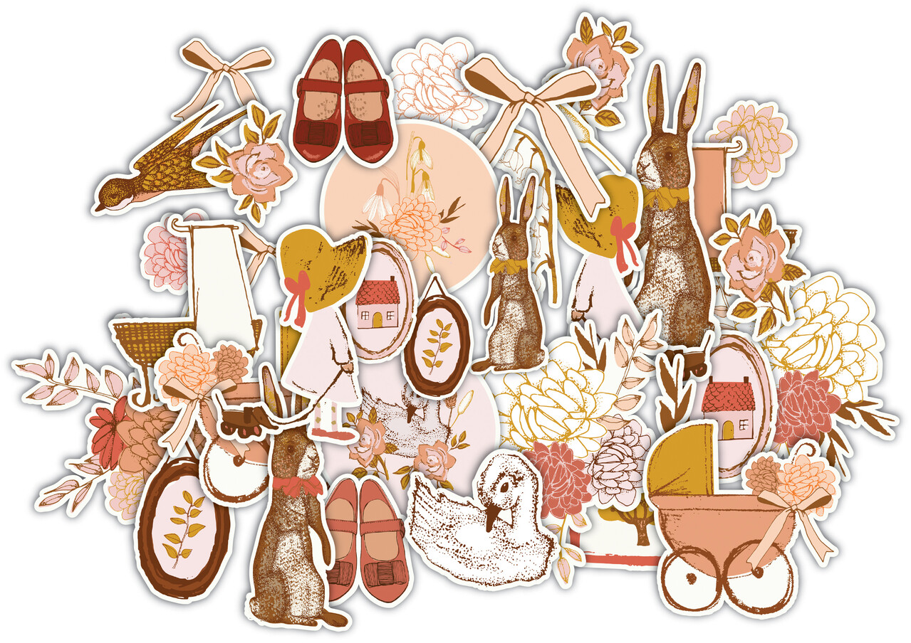 Craft Consortium Nostalgia Chipboard Ephemera (CCDEPH001)