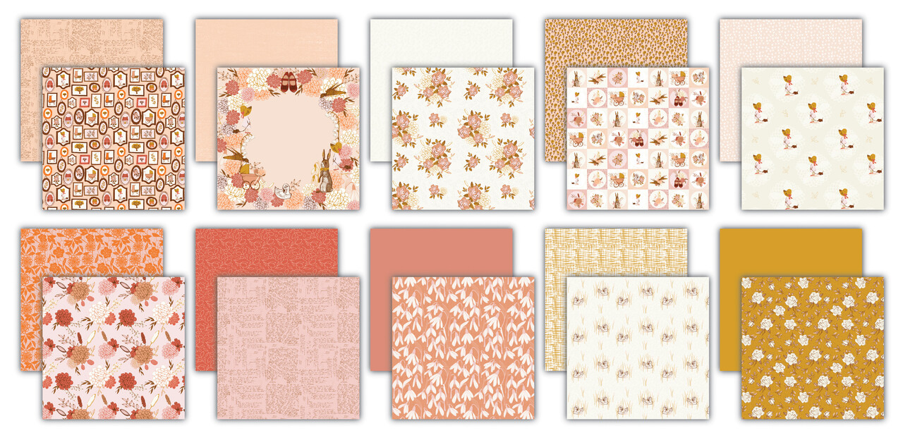 Craft Consortium Nostalgia 12x12 Inch Premium Paper Pad (CCDPAD004)