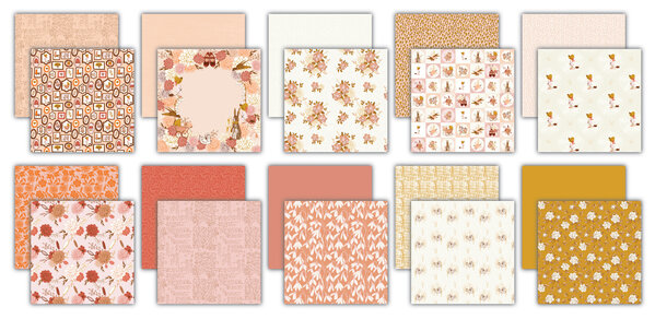 Craft Consortium Nostalgia 12x12 Inch Premium Paper Pad (CCDPAD004)