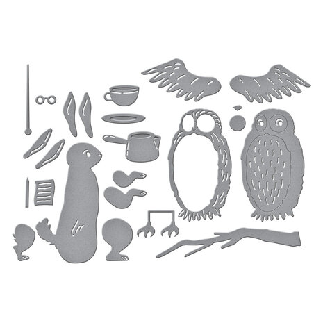 Spellbinders Say Cheese Classic Pooh Birthday Etched Dies Rabbit & Owl (S5-706) Spellbinders Say Cheese Classic Pooh Birthday Etched Dies Rabbit & Owl (S5-706)