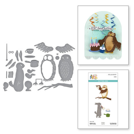 Spellbinders Say Cheese Classic Pooh Birthday Etched Dies Rabbit & Owl (S5-706) Spellbinders Say Cheese Classic Pooh Birthday Etched Dies Rabbit & Owl (S5-706)