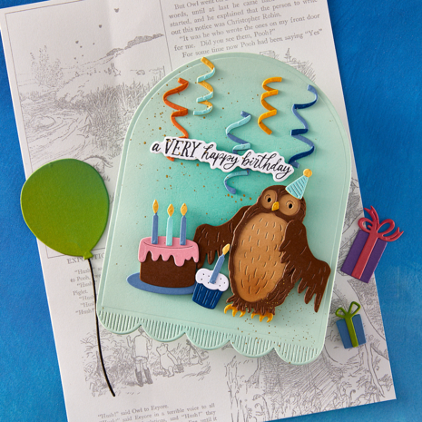 Spellbinders Say Cheese Classic Pooh Birthday Etched Dies Rabbit & Owl (S5-706) Spellbinders Say Cheese Classic Pooh Birthday Etched Dies Rabbit & Owl (S5-706)