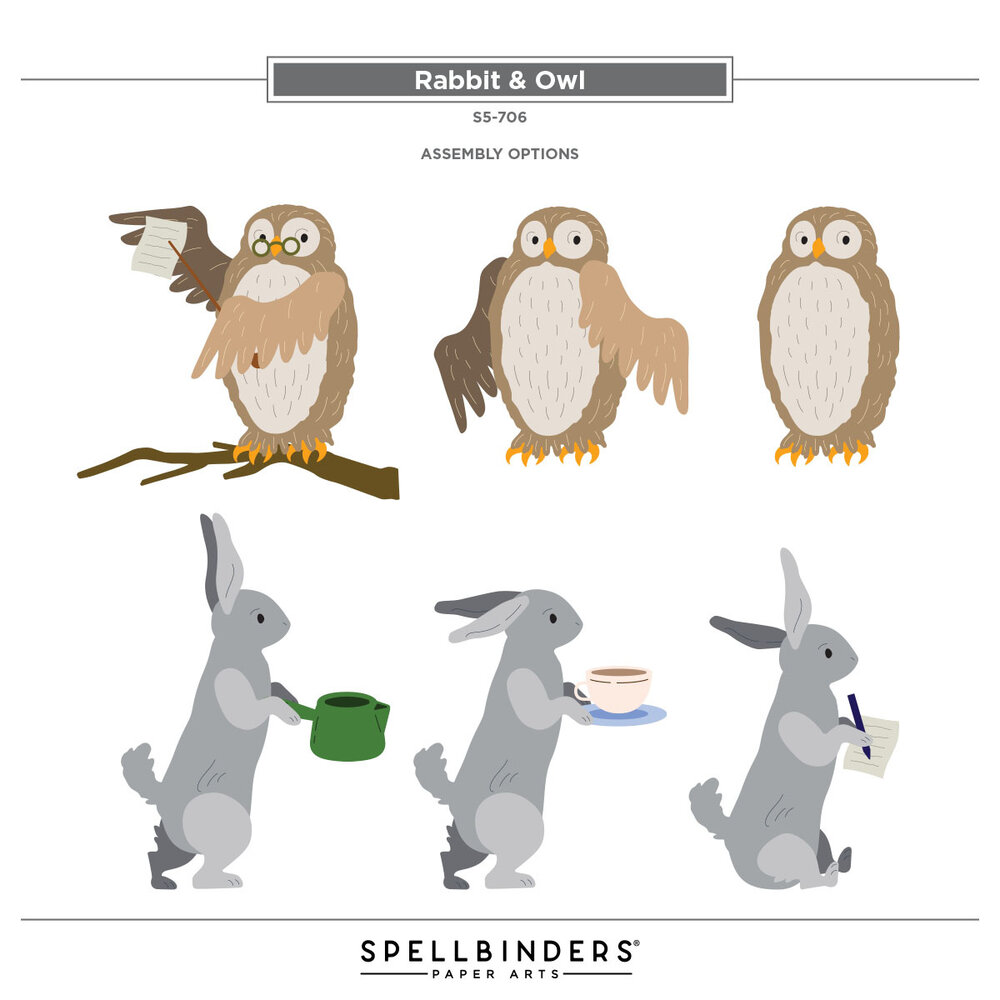 Spellbinders Say Cheese Classic Pooh Birthday Etched Dies Rabbit & Owl (S5-706) Spellbinders Say Cheese Classic Pooh Birthday Etched Dies Rabbit & Owl (S5-706)