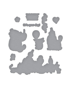 Spellbinders Say Cheese Classic Pooh Birthday Etched Dies Woo Hoo! (S4-1478) Spellbinders Say Cheese Classic Pooh Birthday Etched Dies Woo Hoo! (S4-1478)