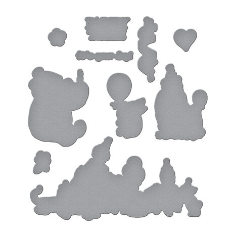Spellbinders Say Cheese Classic Pooh Birthday Etched Dies Woo Hoo! (S4-1478) Spellbinders Say Cheese Classic Pooh Birthday Etched Dies Woo Hoo! (S4-1478)