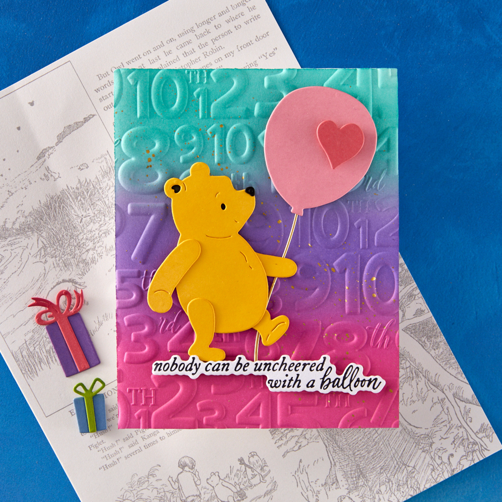 Spellbinders Say Cheese Classic Pooh Birthday 3D Embossing Folder Numbers (E3D-150) Spellbinders Say Cheese Classic Pooh Birthday 3D Embossing Folder Numbers (E3D-150)