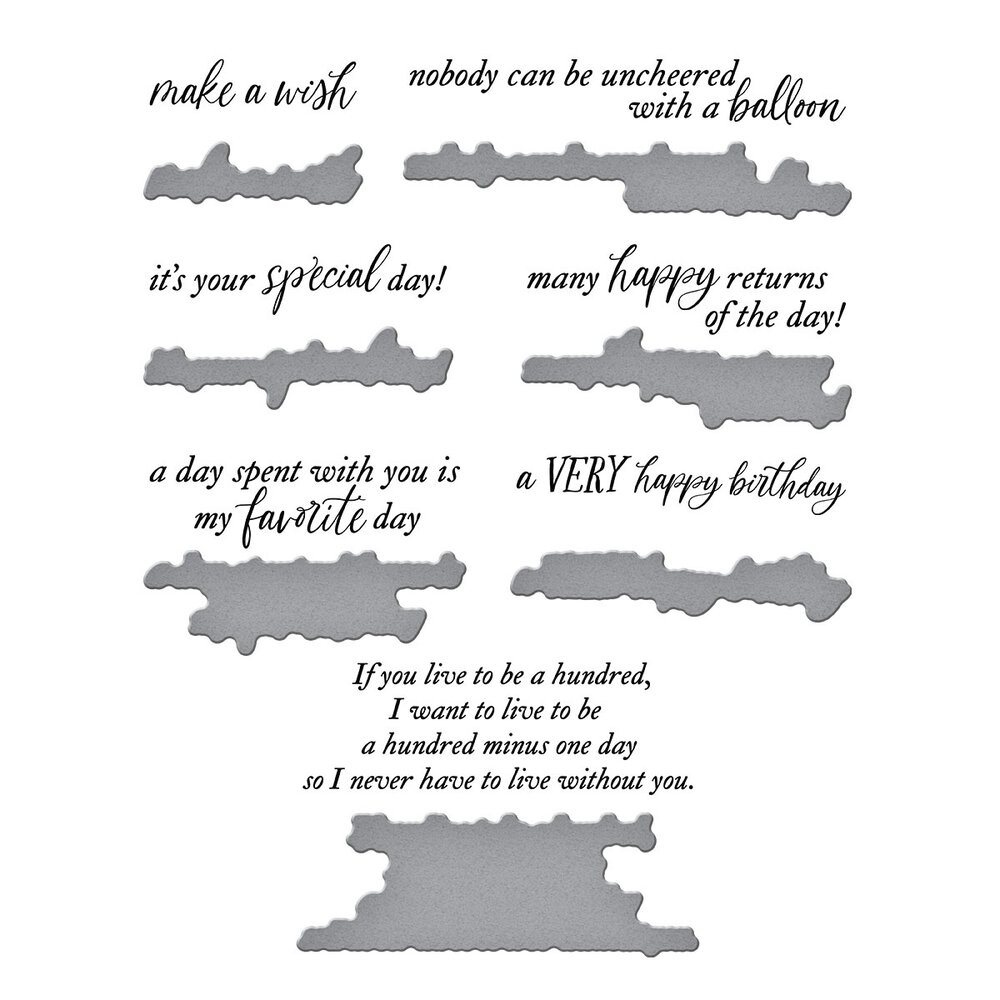 Spellbinders Say Cheese Classic Pooh Birthday Sentiments Press Plate & Die Set A Very Happy Birthday (BP-319) Spellbinders Say Cheese Classic Pooh Birthday Sentiments Press Plate & Die Set A Very Happy Birthday (BP-319)