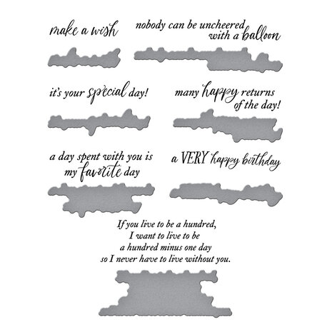 Spellbinders Say Cheese Classic Pooh Birthday Sentiments Press Plate & Die Set A Very Happy Birthday (BP-319) Spellbinders Say Cheese Classic Pooh Birthday Sentiments Press Plate & Die Set A Very Happy Birthday (BP-319)