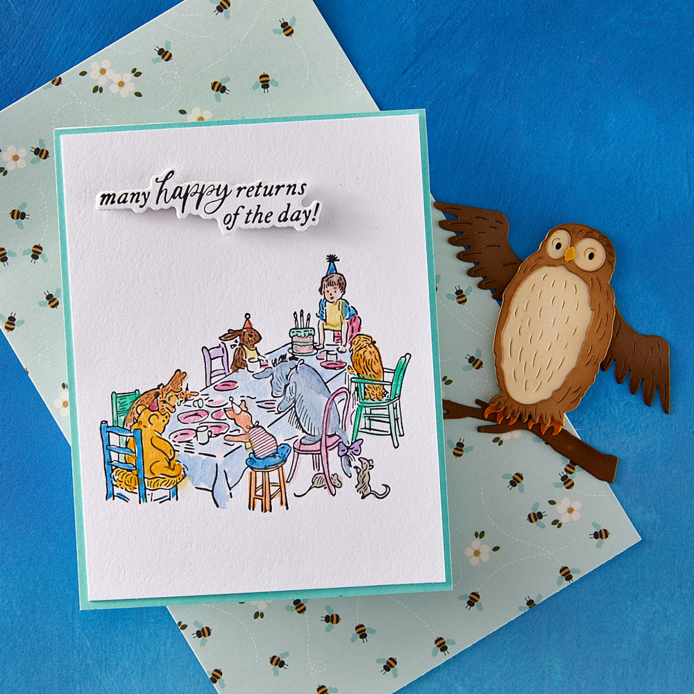 Spellbinders Say Cheese Classic Pooh Birthday Sentiments Press Plate & Die Set A Very Happy Birthday (BP-319) Spellbinders Say Cheese Classic Pooh Birthday Sentiments Press Plate & Die Set A Very Happy Birthday (BP-319)