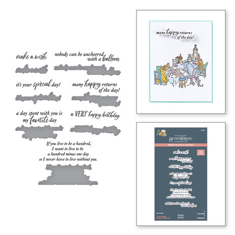 Spellbinders Say Cheese Classic Pooh Birthday BetterPress Bundle (BD-0986) Spellbinders Say Cheese Classic Pooh Birthday BetterPress Bundle (BD-0986)