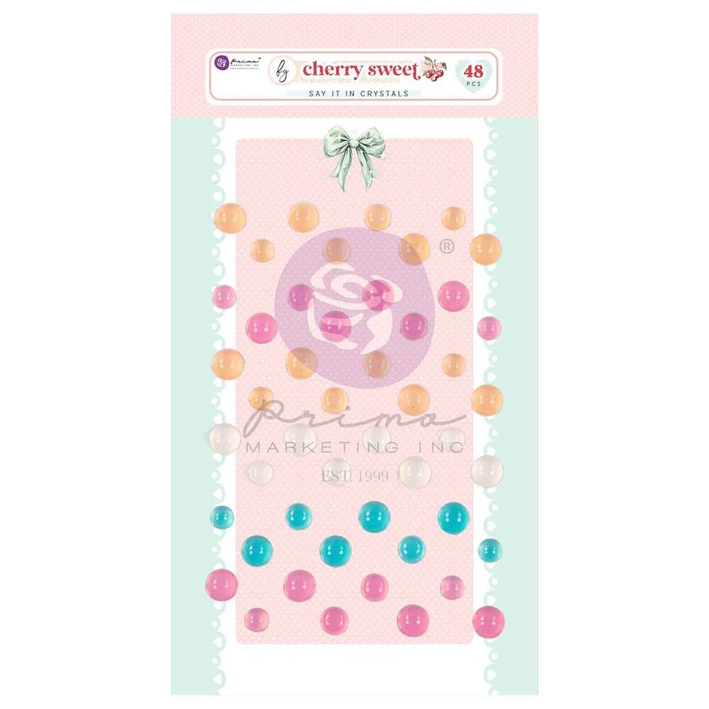 Prima Marketing Cherry Sweet Say It In Crystals (48pcs) (982010) Prima Marketing Cherry Sweet Say It In Crystals (48pcs) (982010)