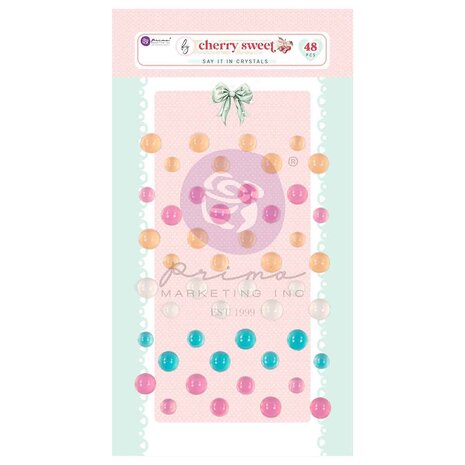 Prima Marketing Cherry Sweet Say It In Crystals (48pcs) (982010) Prima Marketing Cherry Sweet Say It In Crystals (48pcs) (982010)