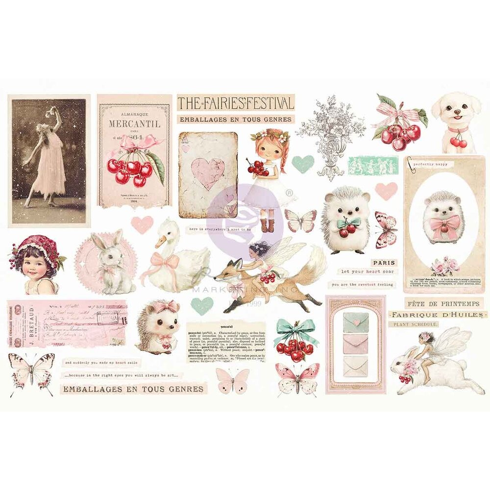 Prima Marketing Cherry Sweet Ephemera Daydreams (90pcs) (981969) Prima Marketing Cherry Sweet Ephemera Daydreams (90pcs) (981969)