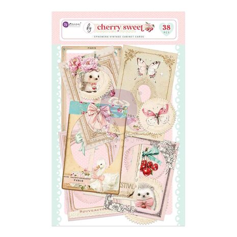 Prima Marketing Cherry Sweet Ephemera Cabinet Cards (38pcs) (981976) Prima Marketing Cherry Sweet Ephemera Cabinet Cards (38pcs) (981976)