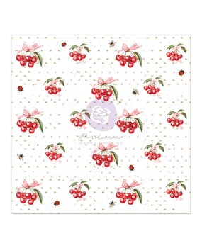 Prima Marketing Cherry Sweet 12x12 Inch Acetate Sheet (981907) Prima Marketing Cherry Sweet 12x12 Inch Acetate Sheet (981907)