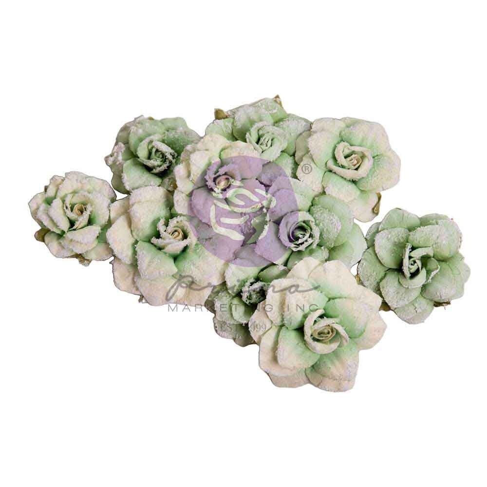 Prima Marketing The Home Baker Flowers Mint Chip Roses (10pcs) (672744) Prima Marketing The Home Baker Flowers Mint Chip Roses (10pcs) (672744)