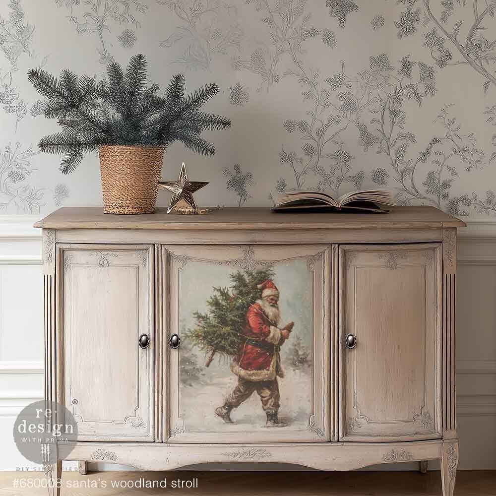 Re-Design with Prima Santa's Woodland Stroll A3 Decoupage Fiber Pack (3pcs) (680008) Re-Design with Prima Santa's Woodland Stroll A3 Decoupage Fiber Pack (3pcs) (680008)