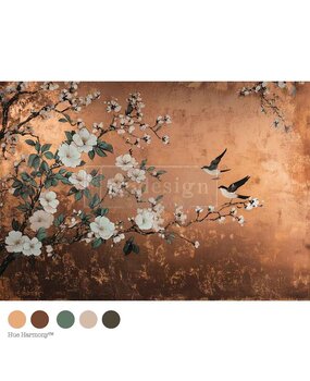 Re-Design with Prima Feathers In The Glow A1 Decoupage Fiber (678869)