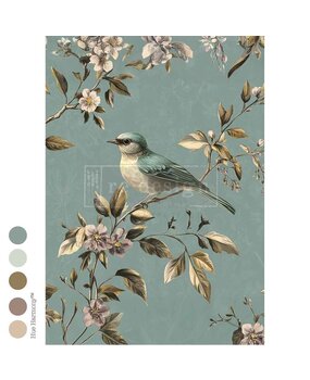 Re-Design with Prima Blue Song A1 Decoupage Fiber (678838)