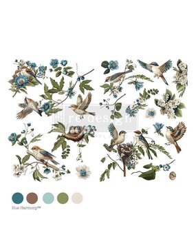 Re-Design with Prima Aviary Elegance 24x35 Inch Decor Transfers (677114) Re-Design with Prima Aviary Elegance 24x35 Inch Decor Transfers (677114)