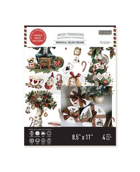 Re-Design with Prima Whimsical Holiday Dreams 8,5x11 Inch Middy Transfers (3pcs) (676643) Re-Design with Prima Whimsical Holiday Dreams 8,5x11 Inch Middy Transfers (3pcs) (676643)