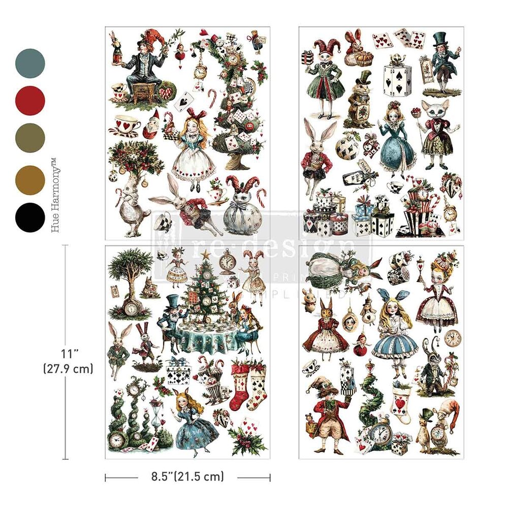 Re-Design with Prima Whimsical Holiday Dreams 8,5x11 Inch Middy Transfers (3pcs) (676643) Re-Design with Prima Whimsical Holiday Dreams 8,5x11 Inch Middy Transfers (3pcs) (676643)