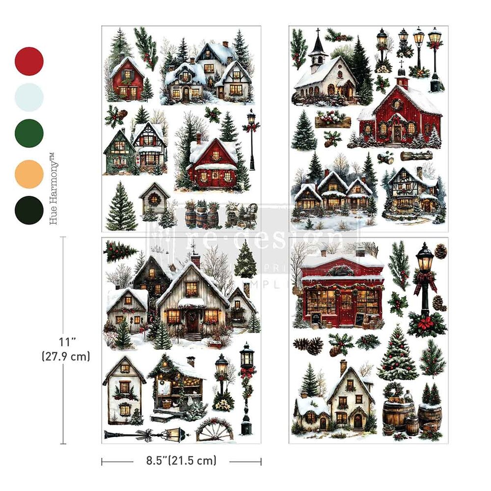 Re-Design with Prima Village Of Wonder 8,5x11 Inch Middy Transfers (3pcs) (677923) Re-Design with Prima Village Of Wonder 8,5x11 Inch Middy Transfers (3pcs) (677923)