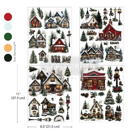 Re-Design with Prima Village Of Wonder 8,5x11 Inch Middy Transfers (3pcs) (677923) Re-Design with Prima Village Of Wonder 8,5x11 Inch Middy Transfers (3pcs) (677923)