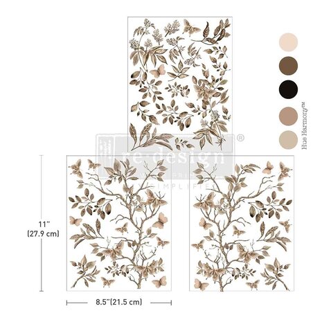 Re-Design with Prima Quiet Contemplation 8,5x11 Inch Middy Transfers (3pcs) (670573) Re-Design with Prima Quiet Contemplation 8,5x11 Inch Middy Transfers (3pcs) (670573)