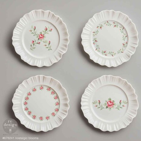 Re-Design with Prima Nostalgic Blooms 8,5x11 Inch H2O Transfers (2pcs) (678241) Re-Design with Prima Nostalgic Blooms 8,5x11 Inch H2O Transfers (2pcs) (678241)