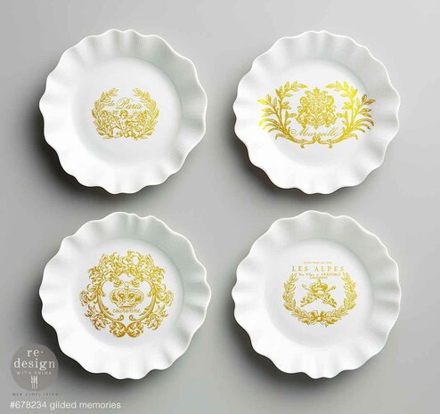 Re-Design with Prima Gilded Memories 8,5x11 Inch H2O Transfers Gold (2pcs) (678234) Re-Design with Prima Gilded Memories 8,5x11 Inch H2O Transfers Gold (2pcs) (678234)