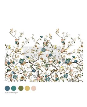 Re-Design with Prima Blue Vine 24x35 Inch Decor Transfers (679958) Re-Design with Prima Blue Vine 24x35 Inch Decor Transfers (679958)