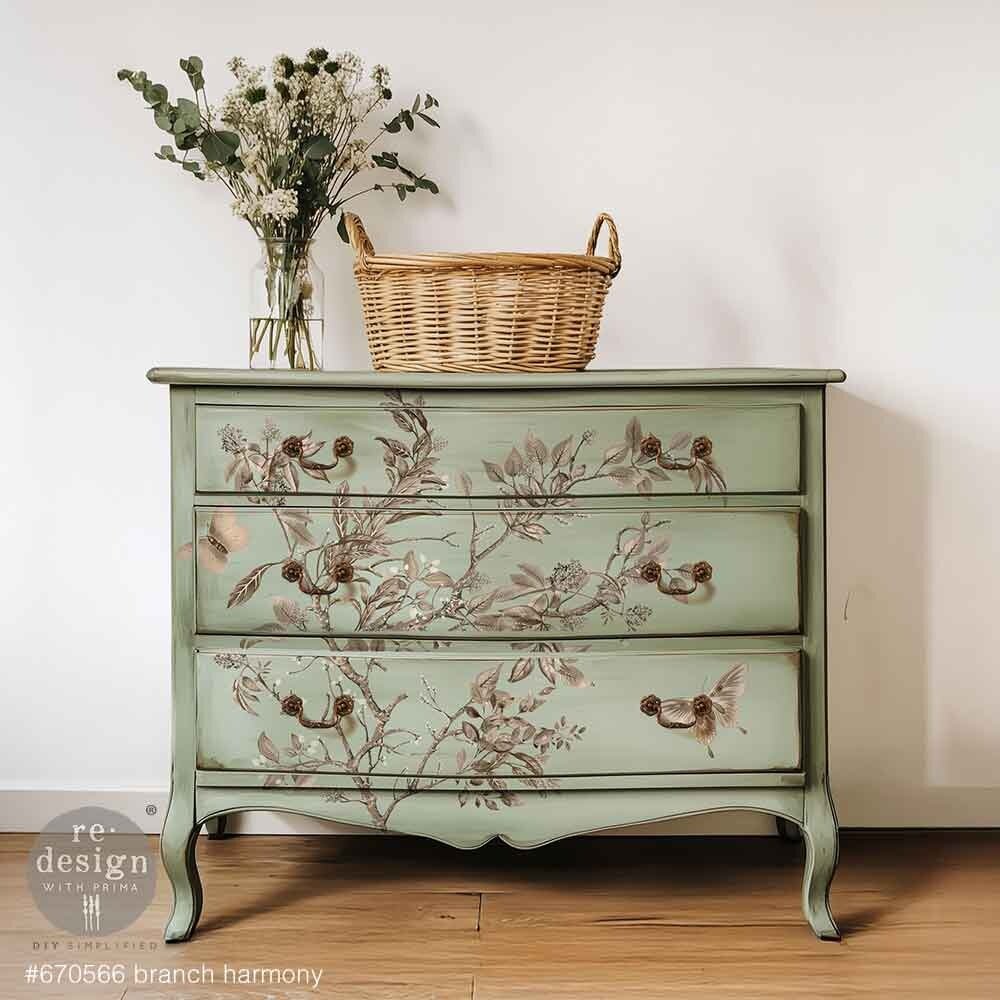 Re-Design with Prima Branch Harmony 24x35 Inch Decor Transfers (670566) Re-Design with Prima Branch Harmony 24x35 Inch Decor Transfers (670566)