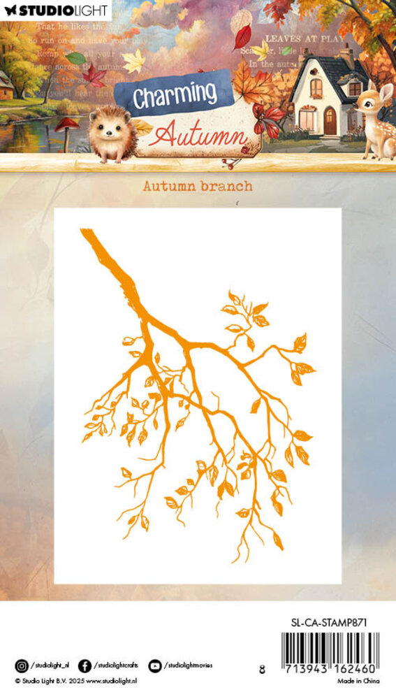 Studio Light Charming Autumn Clear Stamps Autumn Branch (SL-CA-STAMP871) Studio Light Charming Autumn Clear Stamps Autumn Branch (SL-CA-STAMP871)
