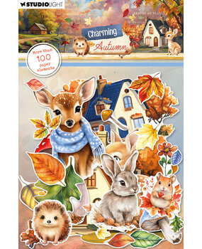 Studio Light Charming Autumn Paper Elements Leaves, Animals & Houses (SL-CA-PE28) Studio Light Charming Autumn Paper Elements Leaves, Animals & Houses (SL-CA-PE28)