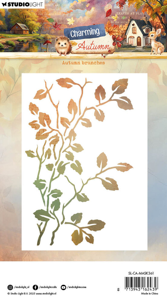 Studio Light Charming Autumn Mask Autumn Branches (SL-CA-MASK361) Studio Light Charming Autumn Mask Autumn Branches (SL-CA-MASK361)