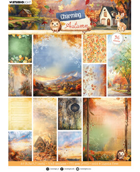 Studio Light Charming Autumn Designer Paper Pad Background (SL-CA-DPP362) Studio Light Charming Autumn Designer Paper Pad Background (SL-CA-DPP362)
