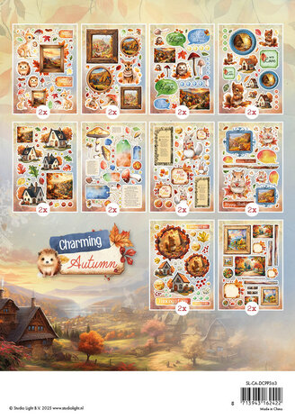 Studio Light Charming Autumn Die-cut Paper Elements (SL-CA-DCPP363) Studio Light Charming Autumn Die-cut Paper Elements (SL-CA-DCPP363)