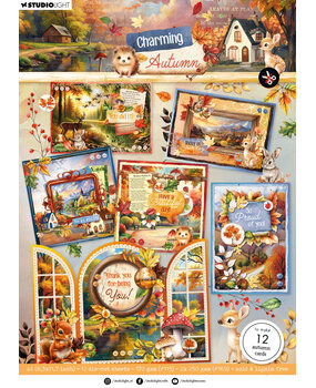 Studio Light Charming Autumn Card Making Pad (SL-CA-CMP21) Studio Light Charming Autumn Card Making Pad (SL-CA-CMP21)
