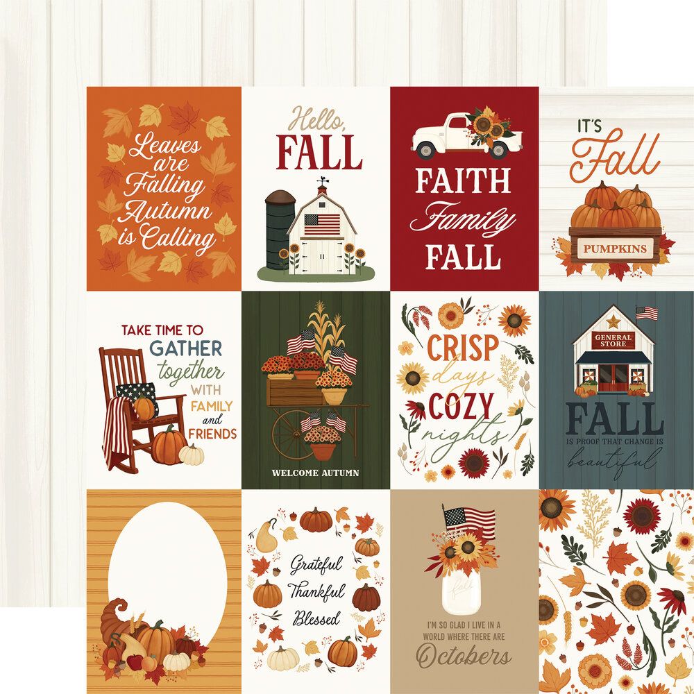 Carta Bella Americana 12x12 Inch Collection Kit (CBA454016) Carta Bella Americana 12x12 Inch Collection Kit (CBA454016)
