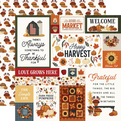 Carta Bella Americana 12x12 Inch Collection Kit (CBA454016) Carta Bella Americana 12x12 Inch Collection Kit (CBA454016)