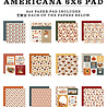 Carta Bella Americana 6x6 Inch Paper Pad (CBA454023) Carta Bella Americana 6x6 Inch Paper Pad (CBA454023)
