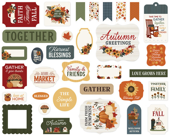 Carta Bella Americana Ephemera (CBA454024) Carta Bella Americana Ephemera (CBA454024)