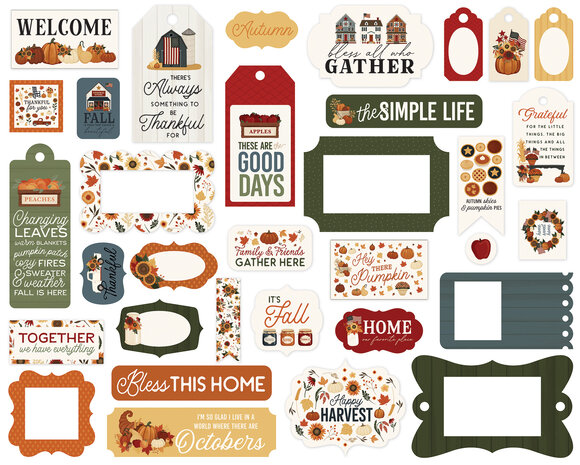 Carta Bella Americana Frames & Tags (CBA454025) Carta Bella Americana Frames & Tags (CBA454025)