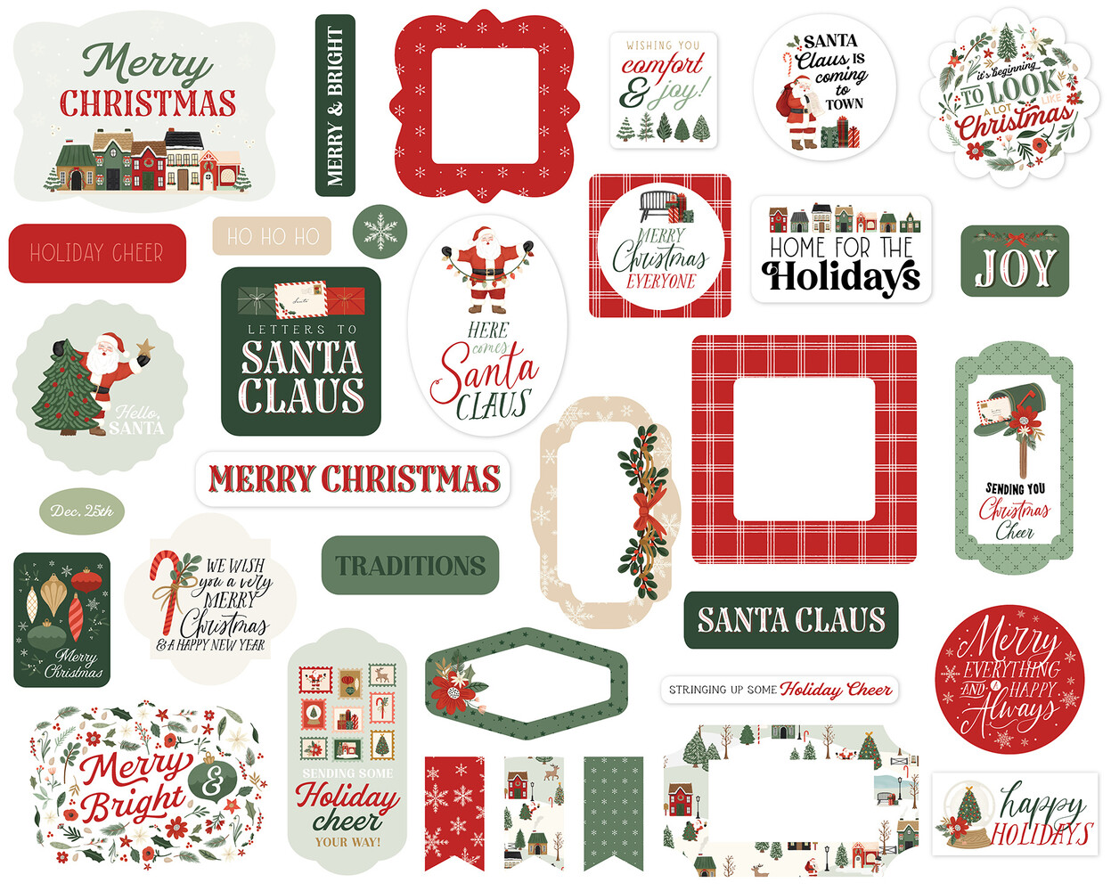 Carta Bella Christmas Village Ephemera (CBCV458024) Carta Bella Christmas Village Ephemera (CBCV458024)